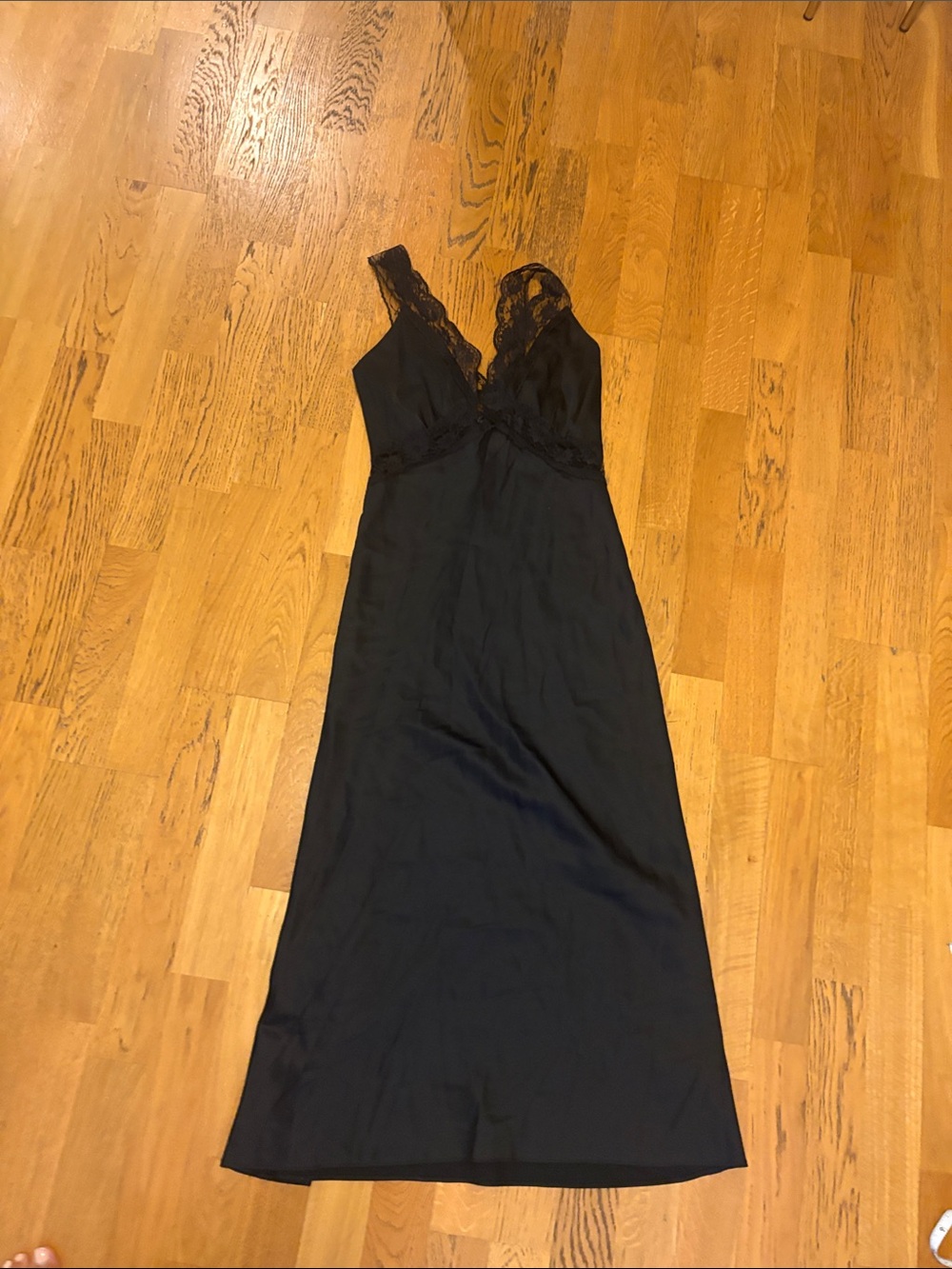 Abercrombie Midi Black Lace Dress